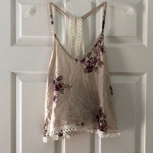 American Eagle Summer Flower Tank
